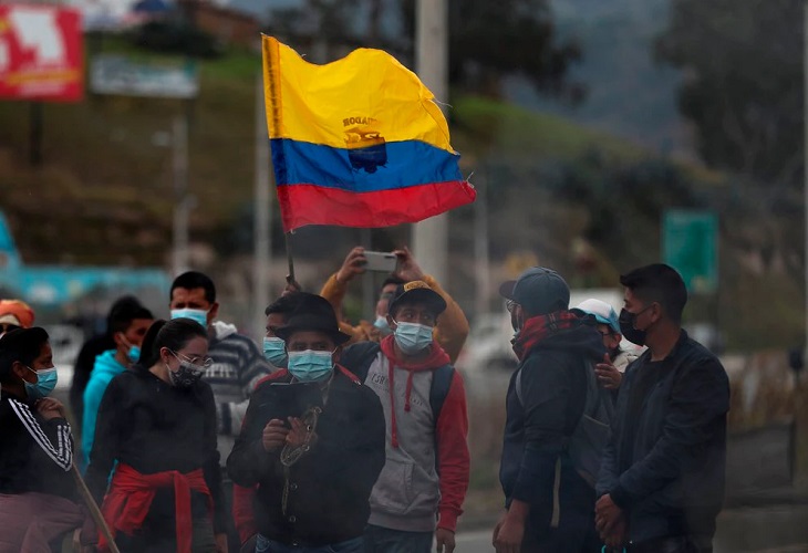 Las protestas en Ecuador dejan un balance de 37 detenidos y dos militares retenidos