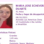 Hallazgo del cuerpo de María José Echeverría Duarte