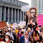 Miles de mujeres marchan en Estados Unidos en defensa del derecho al aborto
