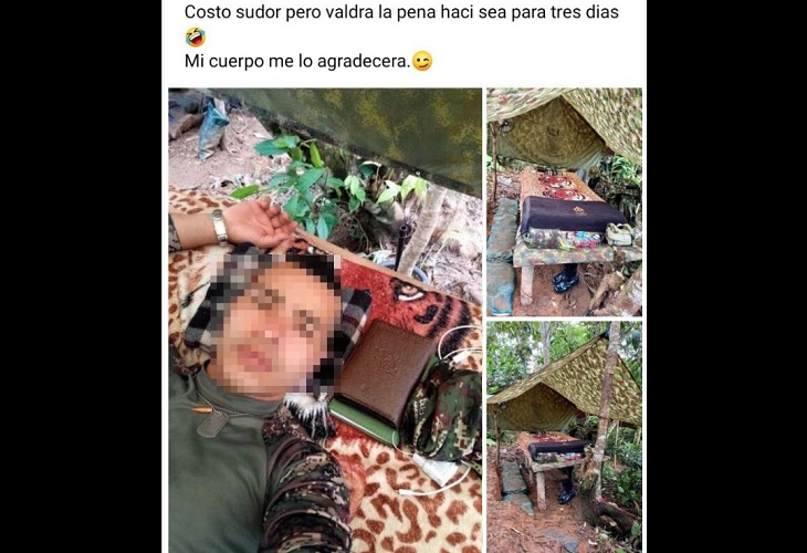Sergio Andrés Chala, el soldado dueño del cambuche que dicen era de Otoniel