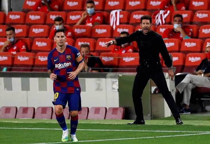 Simeone consultó a Luis Suárez si Messi querría ir al Atlético tras Barcelona