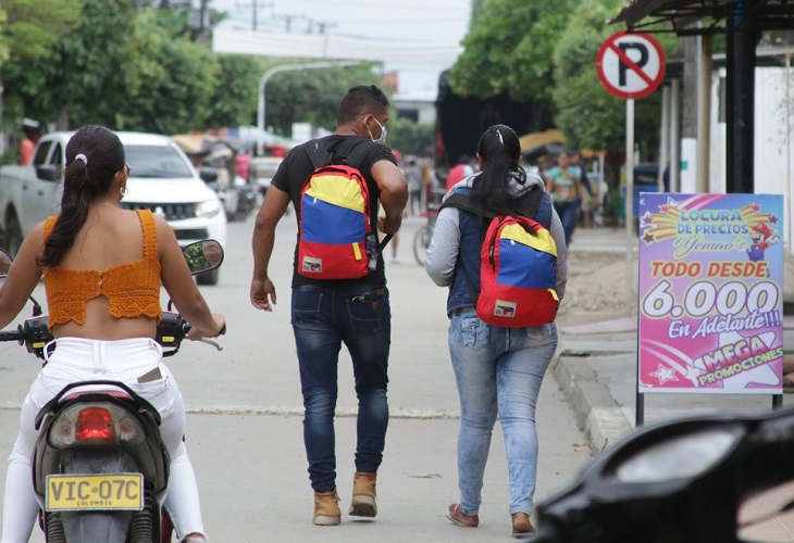 Sube a más de 1,8 millones el número de migrantes venezolanos en Colombia
