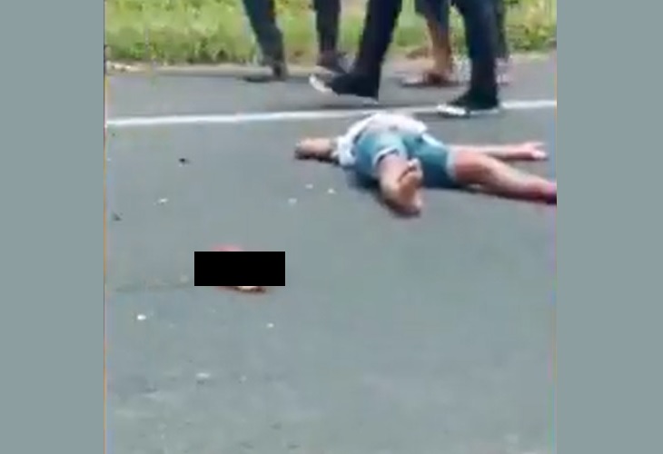 Impresionante accidente en el sector Carolina, vía entre Planeta Rica y Montería