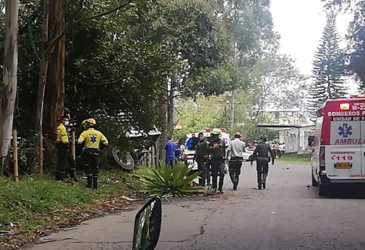 Mueren tres personas en accidente en la vía Popayán - El Tambo