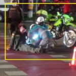 Una camioneta arrolló a dos policías en la carrera 70 de Medellín
