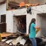 En Pueblorrico, Antioquia, una casa se incendió este sábado