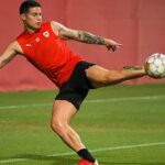 James Rodríguez se lesiona de la pantorrilla en Catar y no podrá debutar aún
