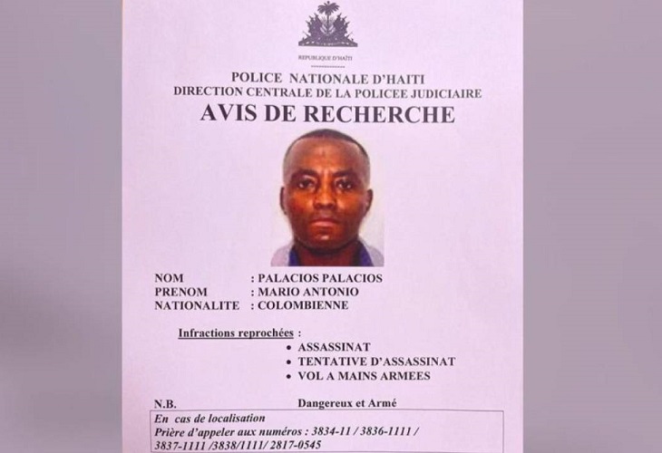 Mario Antonio Palacios, exmilitar colombiano buscado en Haití, fue detenido en Jamaica