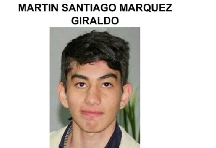 Martín Santiago Márquez: estudiante desapareció en Manizales