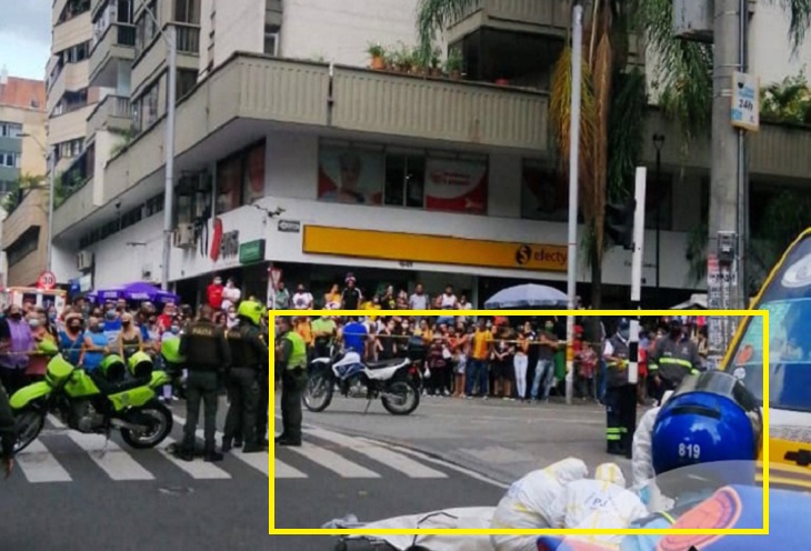 Muere mujer arrollada por buseta en la avenida La Playa, en Medellín