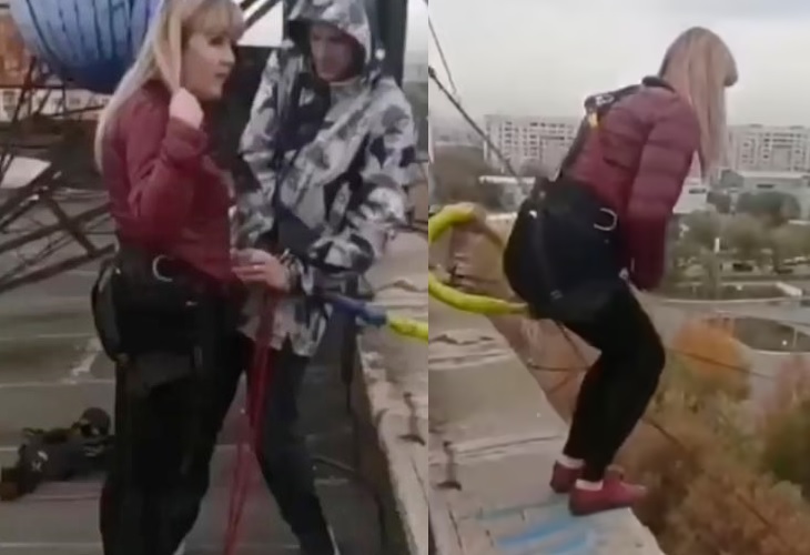 Yevgenia: mujer que muere en salto de Bungee en Kazajistán