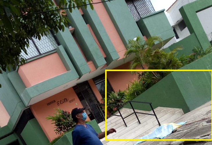 Luis Martínez: persona que cayó del edificio Elite en Barranquilla