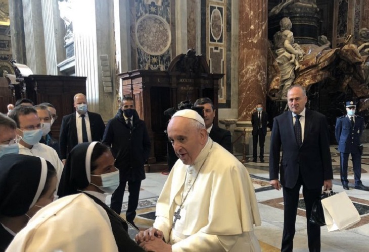 Saludo del Papa Francisco a monja colombiana liberada en Malí