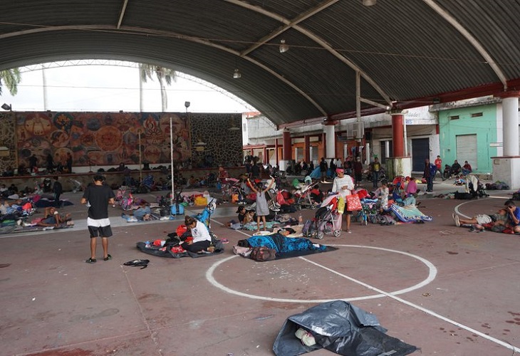Caravana Migrante toma un descanso para seguir su recorrido en sur de México