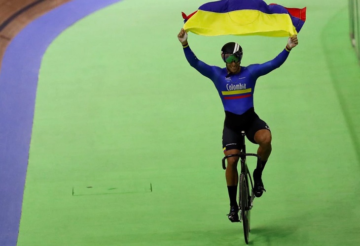 Colombia domina la velocidad en el ciclismo de pista y Argentina obtiene plata
