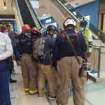 Emergencia con niño en escaleras eléctricas de Viva Envigado