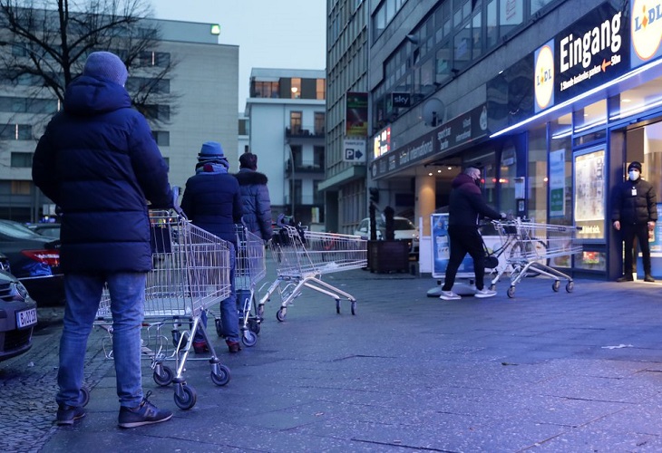 La inflación se dispara en Alemania al 5,2 %, el máximo nivel desde 1992