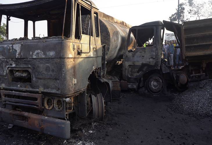 Sierra Leona muertos por explosion de Camion