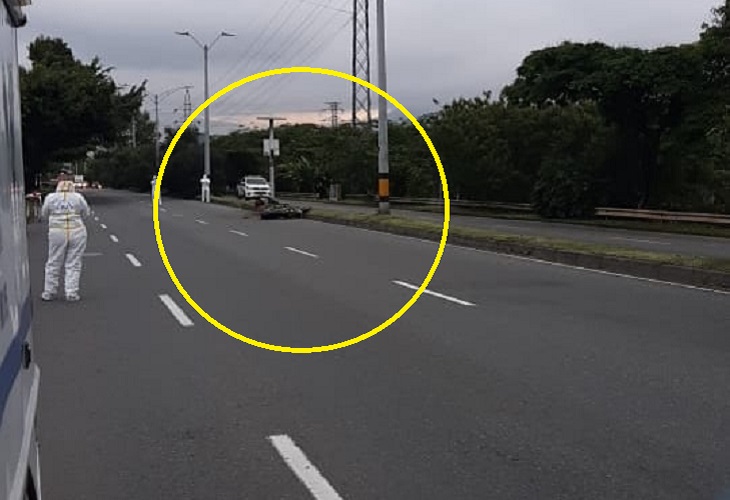 Motociclista murió en medio de accidente cerca al puente de la 4 sur, en Medellín