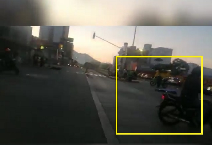 Accidente en el que murió motociclista en Bucaramanga