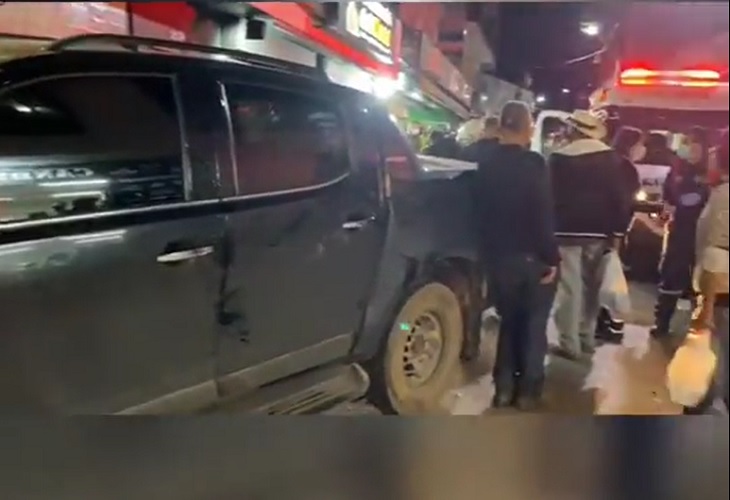 Brutal accidente en parque de La Ceja deja 8 personas heridas