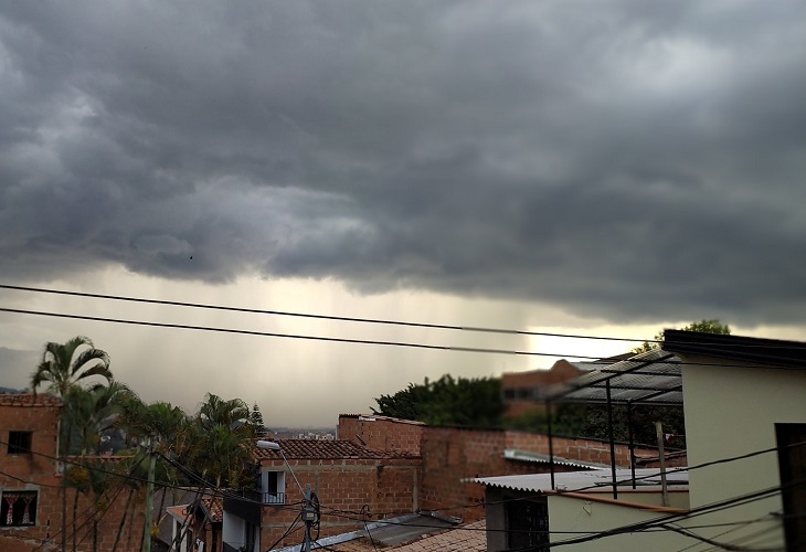 Descomunal aguacero bañó a Medellín la tarde del 20 de noviembre