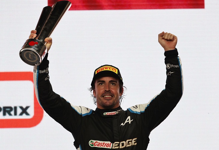 Fernando Alonso, tercero en Qatar, un podio 7 años después