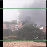 Voraz incendio consume una vivienda en San Antonio de Prado, Medellín