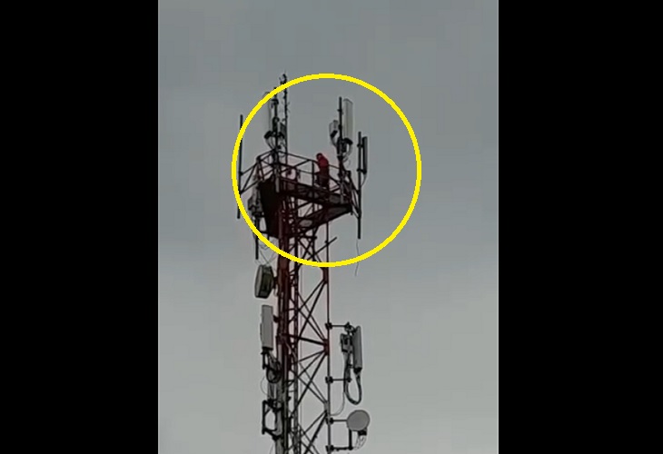 En Chigorodó hombre intentó cometer suicidio desde antena