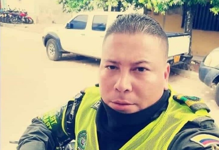 El policía Jorge Arturo Díaz murió arrollado en vía Aguachica-Gamarra