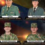 Nombres de los 4 soldados asesinados en Ituango, Antioquia