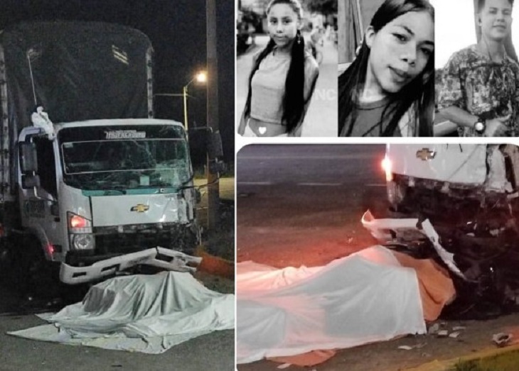 Accidente en el que murieron 3 menores en La Apartada