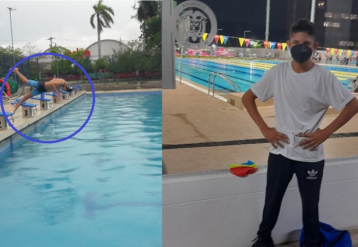 Nadador de Córdoba que solicita apoyo para participar en torneo