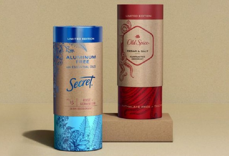 Retiran referencias de desodorantes de Old Spice y Secret por químico cancerígeno