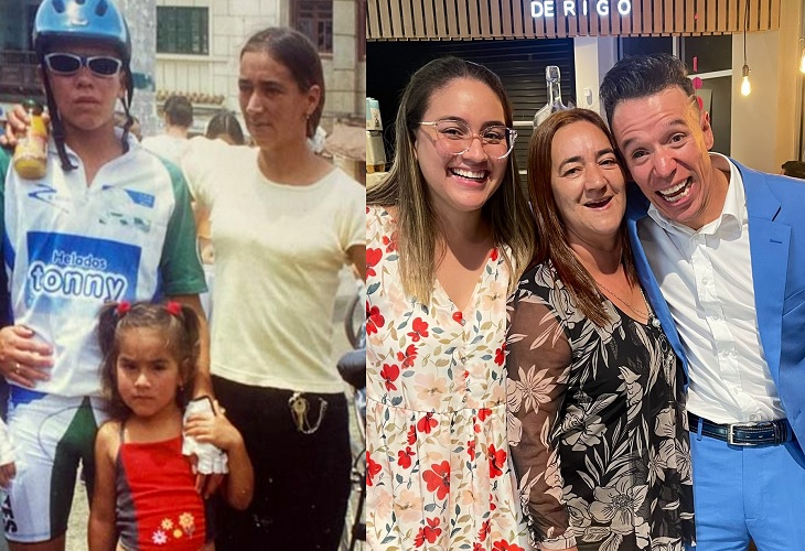 Rigoberto Urán muestra la evolución de su familia en los últimos 20 años