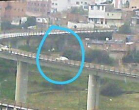 Una persona cayó al vacío desde el viaducto de Tunja este lunes festivo