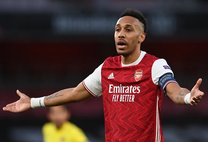 Aubameyang sigue fuera