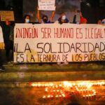 Caravana migrante se manifiesta en Ciudad de México por víctimas de accidente