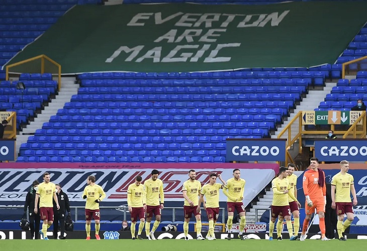 El partido entre el Burnley y el Everton aplazado por coronavirus