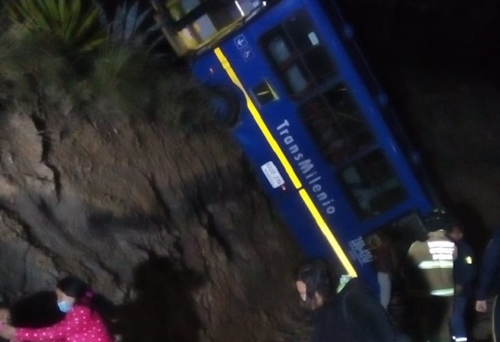 Pasajeros muertos en bus del SITP: Ómar Baldovino y Nelson Cabiche