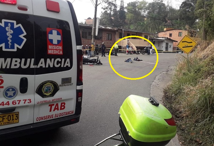 Brutal accidente en el que murieron los hermanos Franco Escalante, en La Tablaza