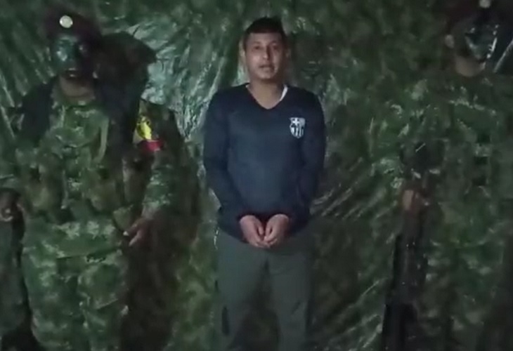 Revelan prueba de vida del patrullero Thomas Blanco, secuestrado en Nariño