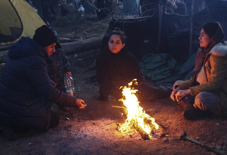 Se cumplen 35 días desde la llegada de migrantes a la frontera bielorruso-polaca