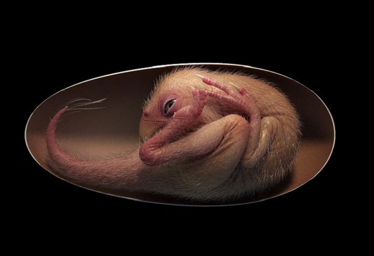 Un embrión de dinosaurio exquisitamente conservado revela una extraña postura