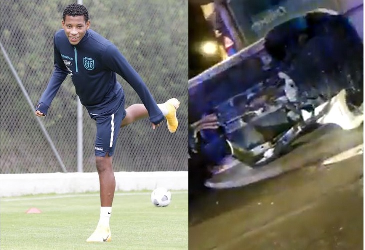 El futbolista ecuatoriano Gonzalo Plata sufrió brutal accidente en Valladolid