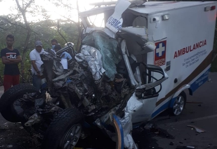 Mueren 4 personas tras aparatoso accidente en la vía Casacará- Codazzi
