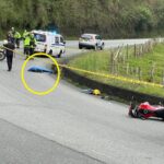 Motociclista pierde la vida en el sector Chagualá, tras aparatoso accidente