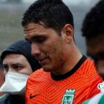 Aldair Quintana recibe insultos de los hinchas de Nacional