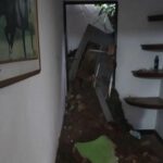 Deslizamiento de tierra se metió a varias casas en Caicedo Santa Lucía, en Medellín