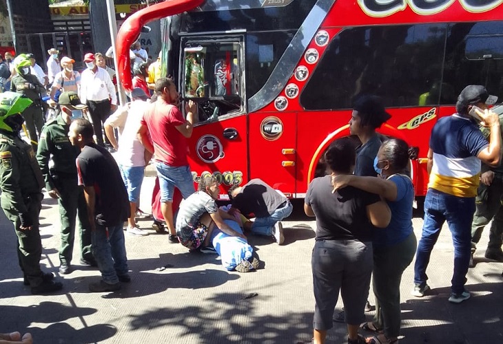 Muere El Mello tras caerle encima un bus de Cootracegua, en Valledupar